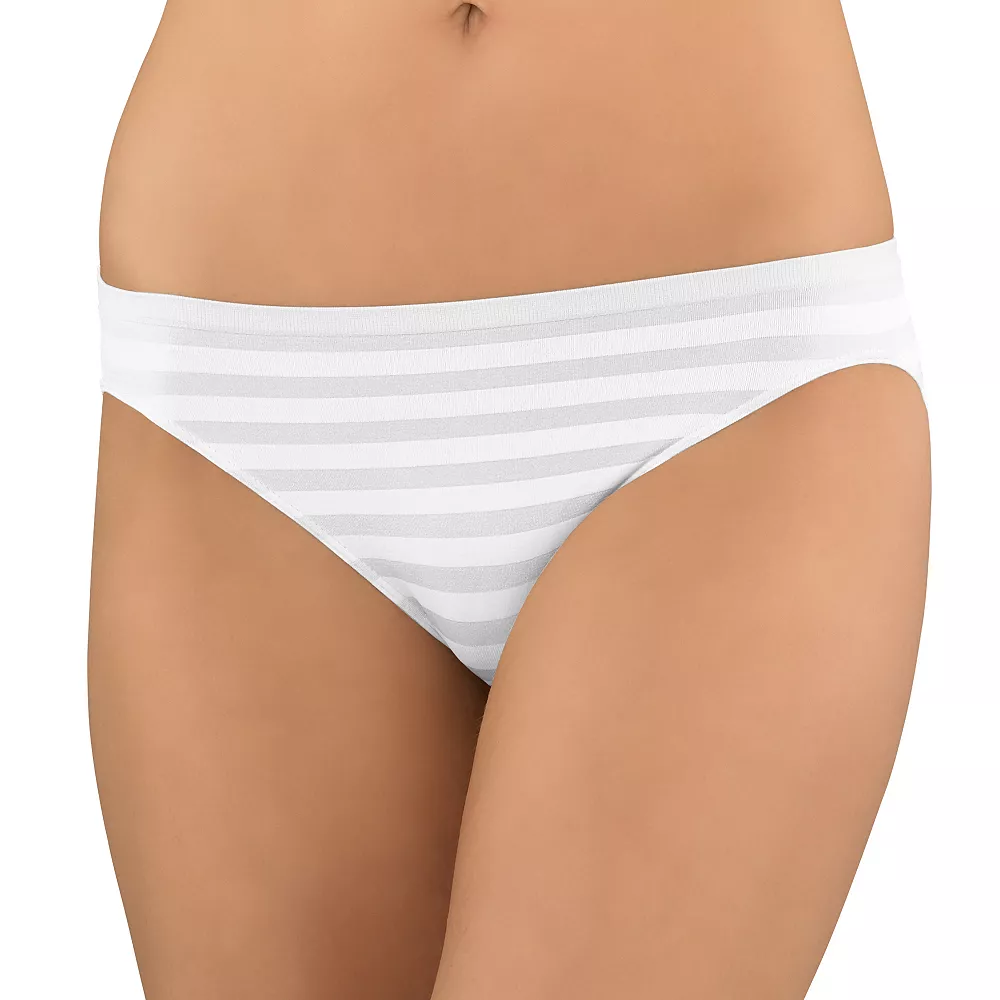 Women's Jockey® Comfies Striped Bikini Panty 1305 - Image 3