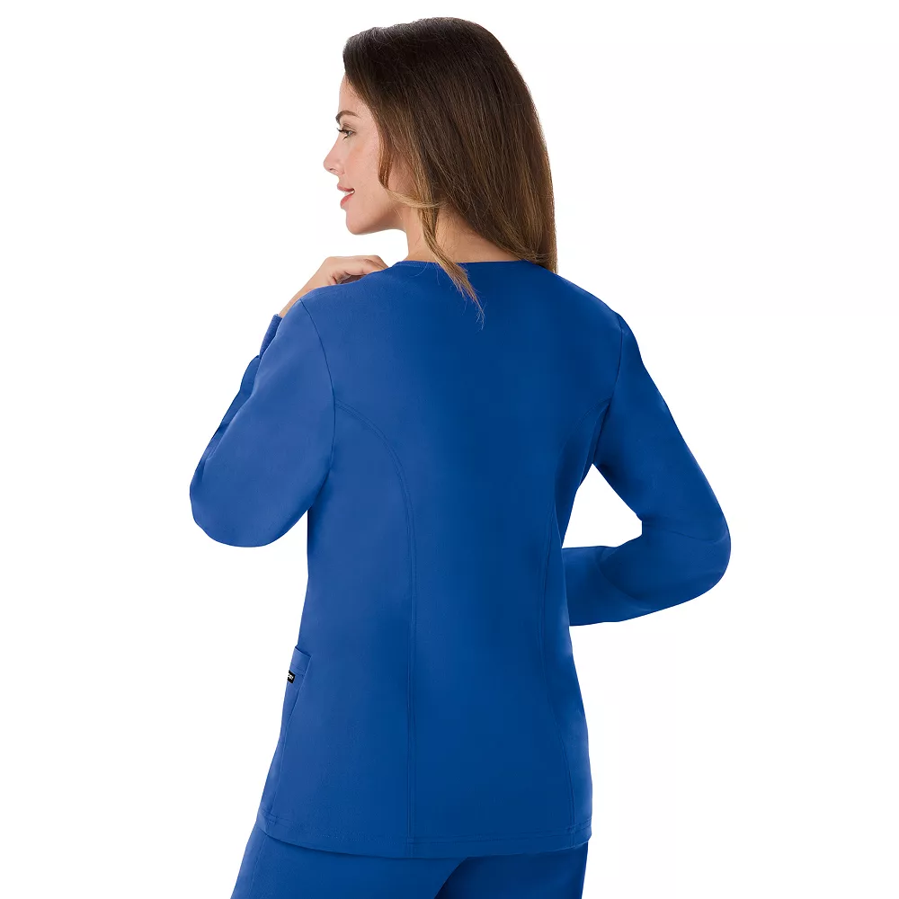 Plus Size Jockey® Scrubs Classic Long Sleeve Jacket 2356 - Image 8
