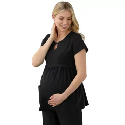 Plus Size Maternity Jockey® Scrubs Empire Waist Top 2461