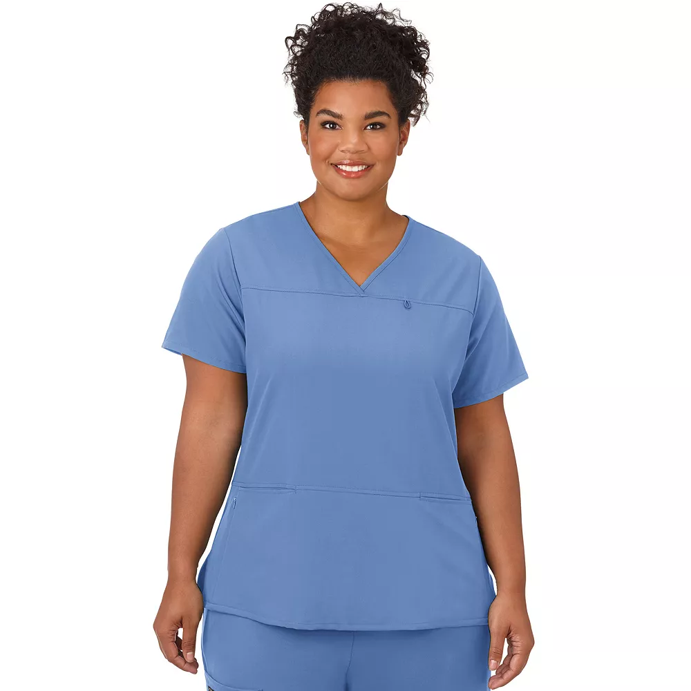 Plus Size Jockey® Scrubs Multi-Pocket Top 2299 - Image 3