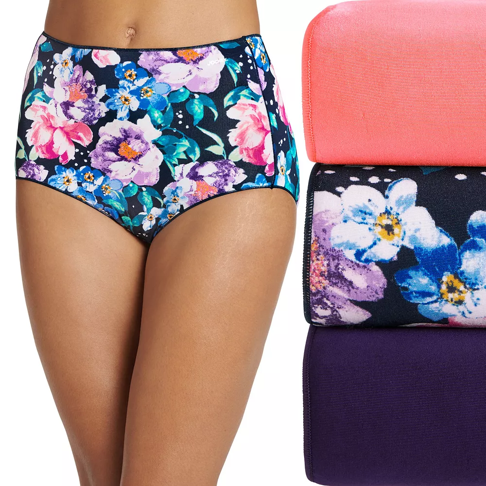 Women's Jockey® No Panty Line Promise 3-Pack Full Rise Brief Panty Set 1877 - Image 4