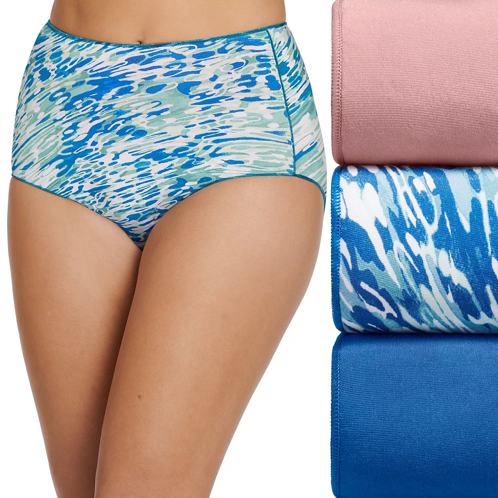 Women's Jockey® No Panty Line Promise 3-Pack Full Rise Brief Panty Set 1877 - Image 7