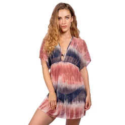 Women's Jordan Taylor Tie-Dye Dolman Swim Cover-Up