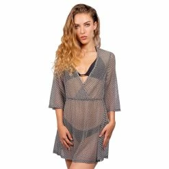 Women's Jordan Taylor Sheer Surplice Swim Cover-Up Tunic
