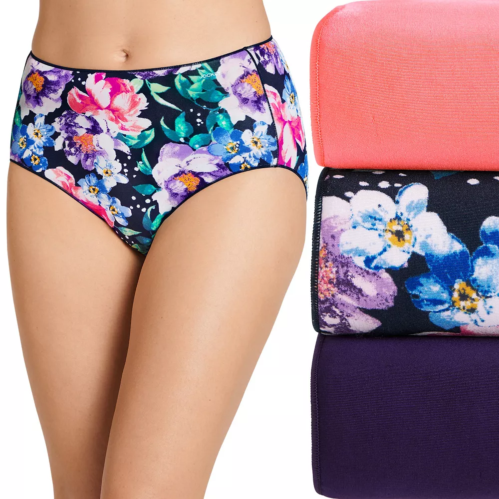 Women's Jockey® No Panty Line Promise® 3-Pack Hip Brief Panty Set 1772 - Image 10
