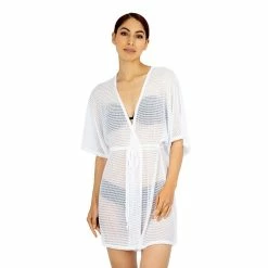Women's Jordan Taylor Sheer Swim Cover-Up Kimono