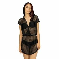 Women's Jordan Taylor Surplice Hoodie Swim Cover-Up Dress