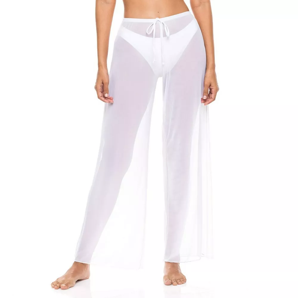 Women's Jordan Taylor Power Mesh Swim Cover-Up Pants - Image 2