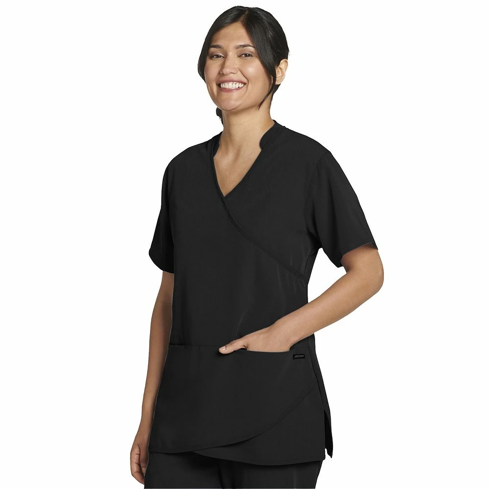 Plus Size Jockey Scrubs Petal Wrap Top 2482 - Image 2
