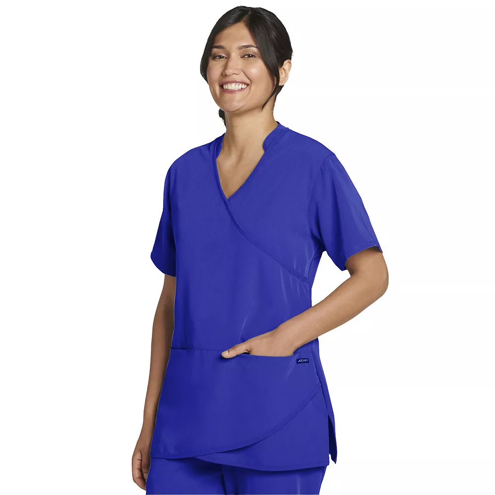 Plus Size Jockey Scrubs Petal Wrap Top 2482 - Image 3
