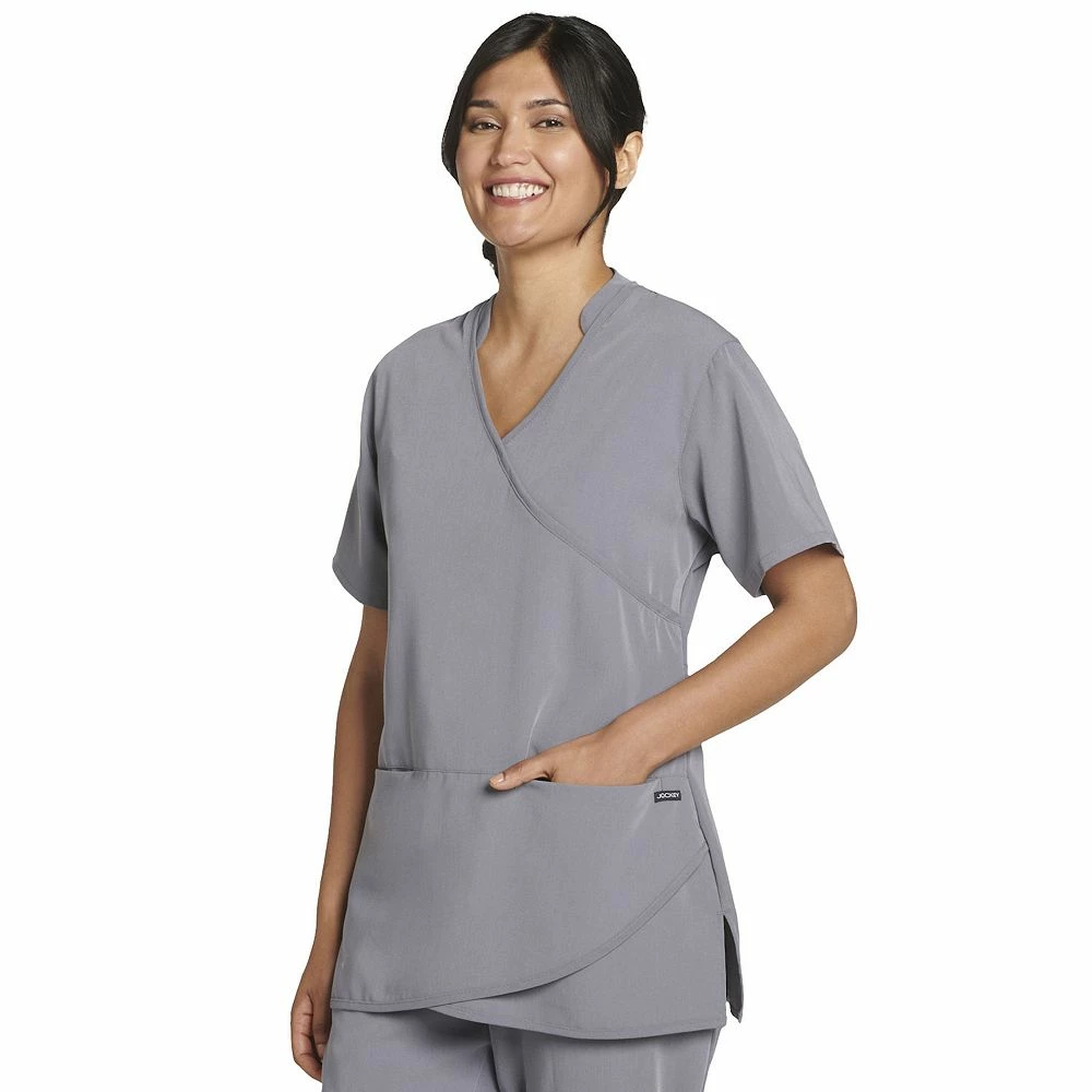 Plus Size Jockey Scrubs Petal Wrap Top 2482 - Image 4