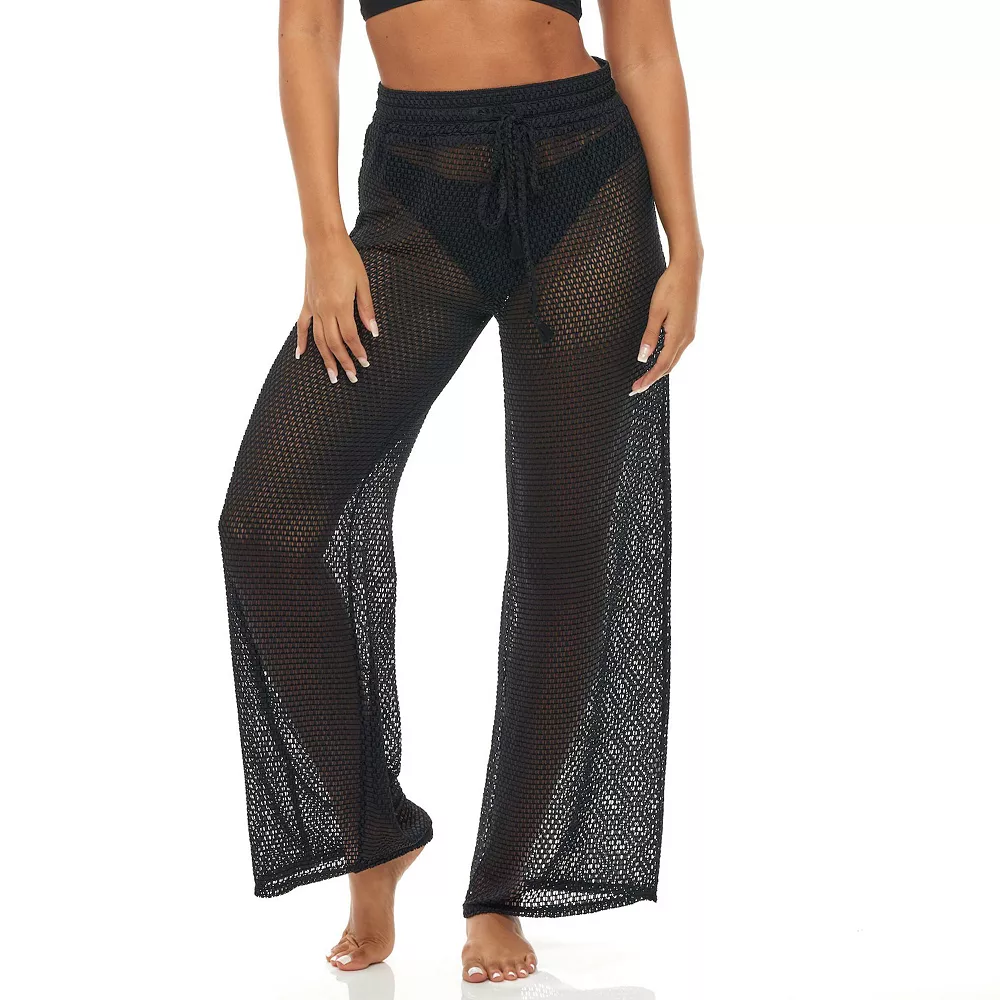 Women's Jordan Taylor Tassel-Trim Swim Cover-Up Pants - Image 3
