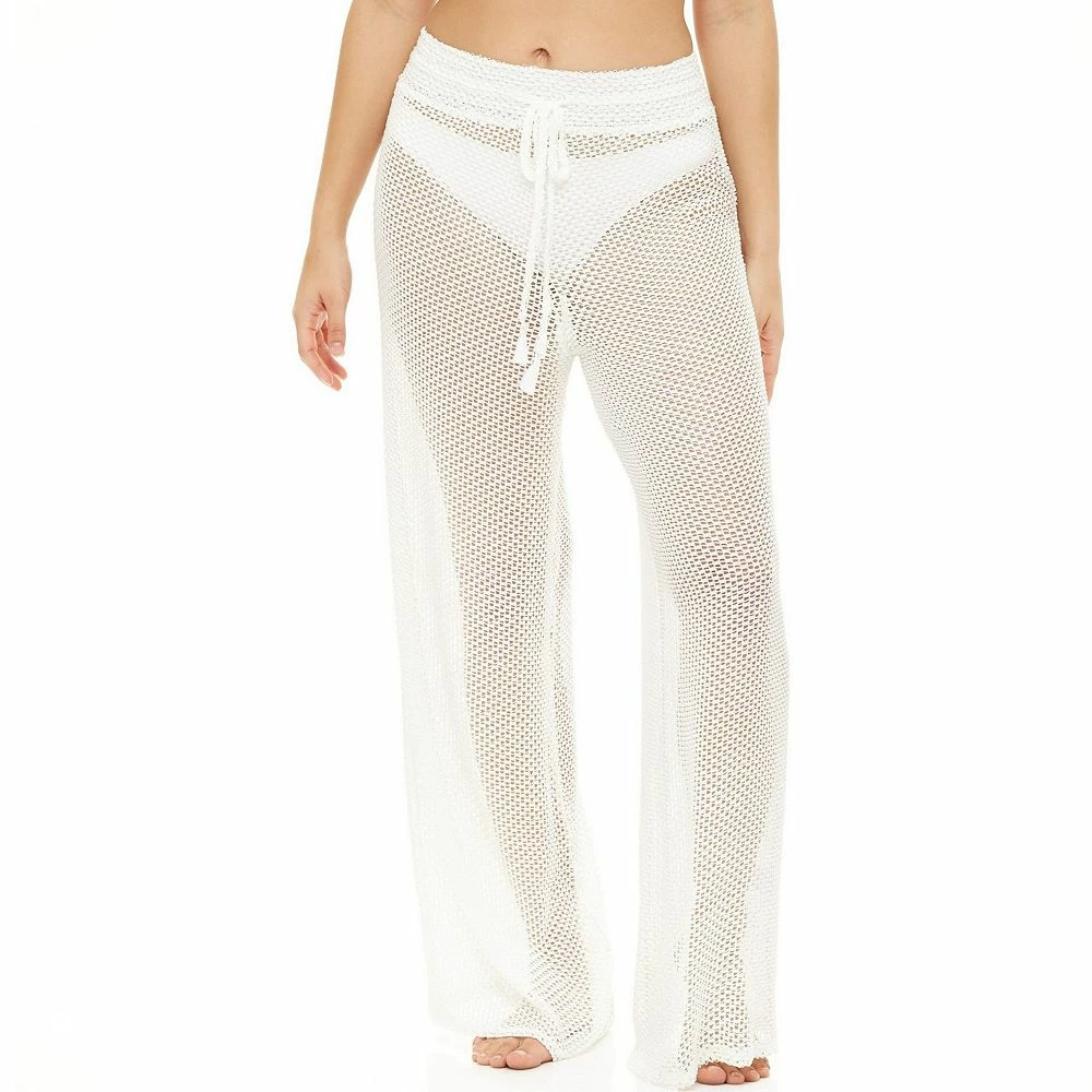 Women's Jordan Taylor Tassel-Trim Swim Cover-Up Pants - Image 2