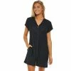 Plus Size Jordan Taylor Zip-Front Waffle-Weave Swim Cover-Up