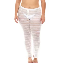 Plus Size Jordan Taylor Sheer Swim Cover-Up Pants