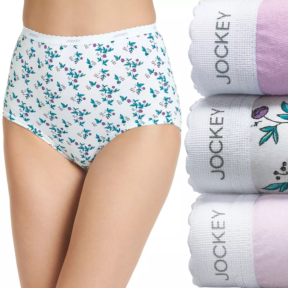 Women's Jockey® Classics 3-Pack Brief Panty Set 9482 - Image 6